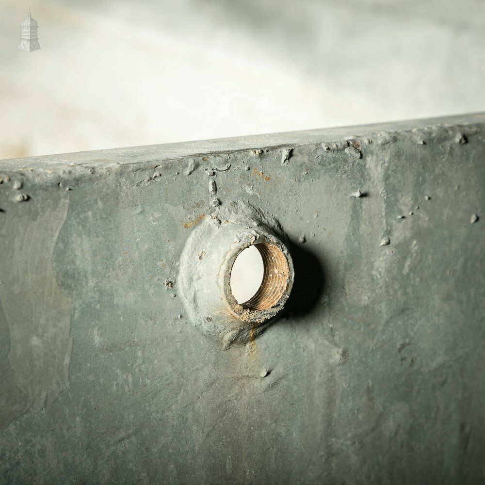 photo vinterior Galvanised Water Tank, Large Reclaimed Metal Planter