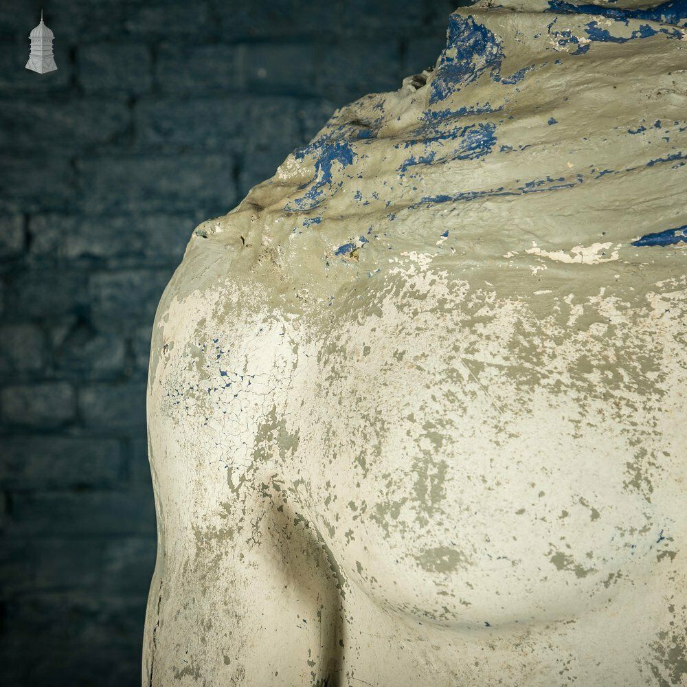 1140.0 Nude Male Statue, Fiberglass Anatomical Masculine Study photo