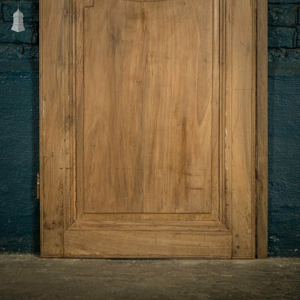 Moulded Teak Cupboard Door, French Louis XV Style photo vinterior