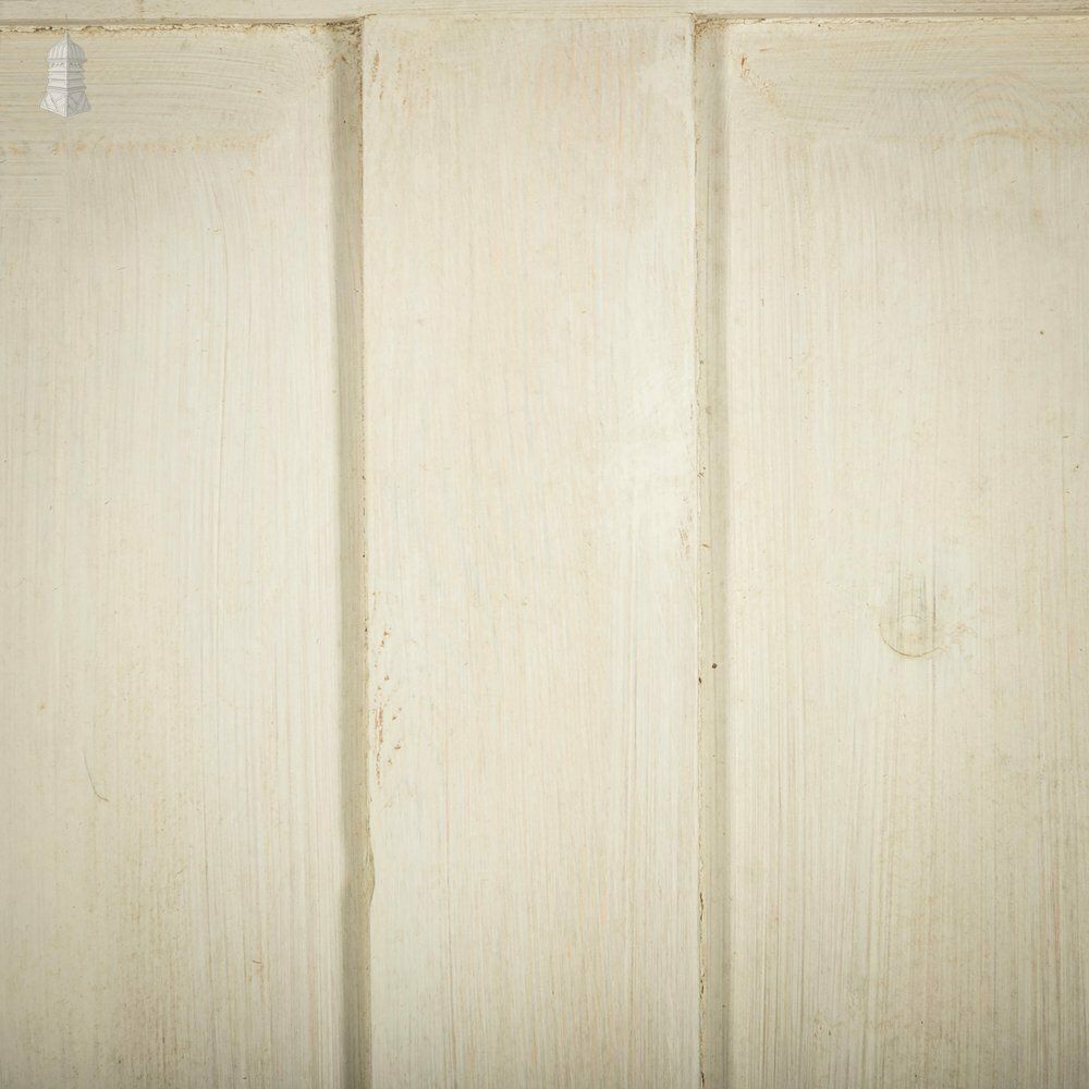 Pine Paneled Door, Moulded 6 Panel, White Painted photo for sale