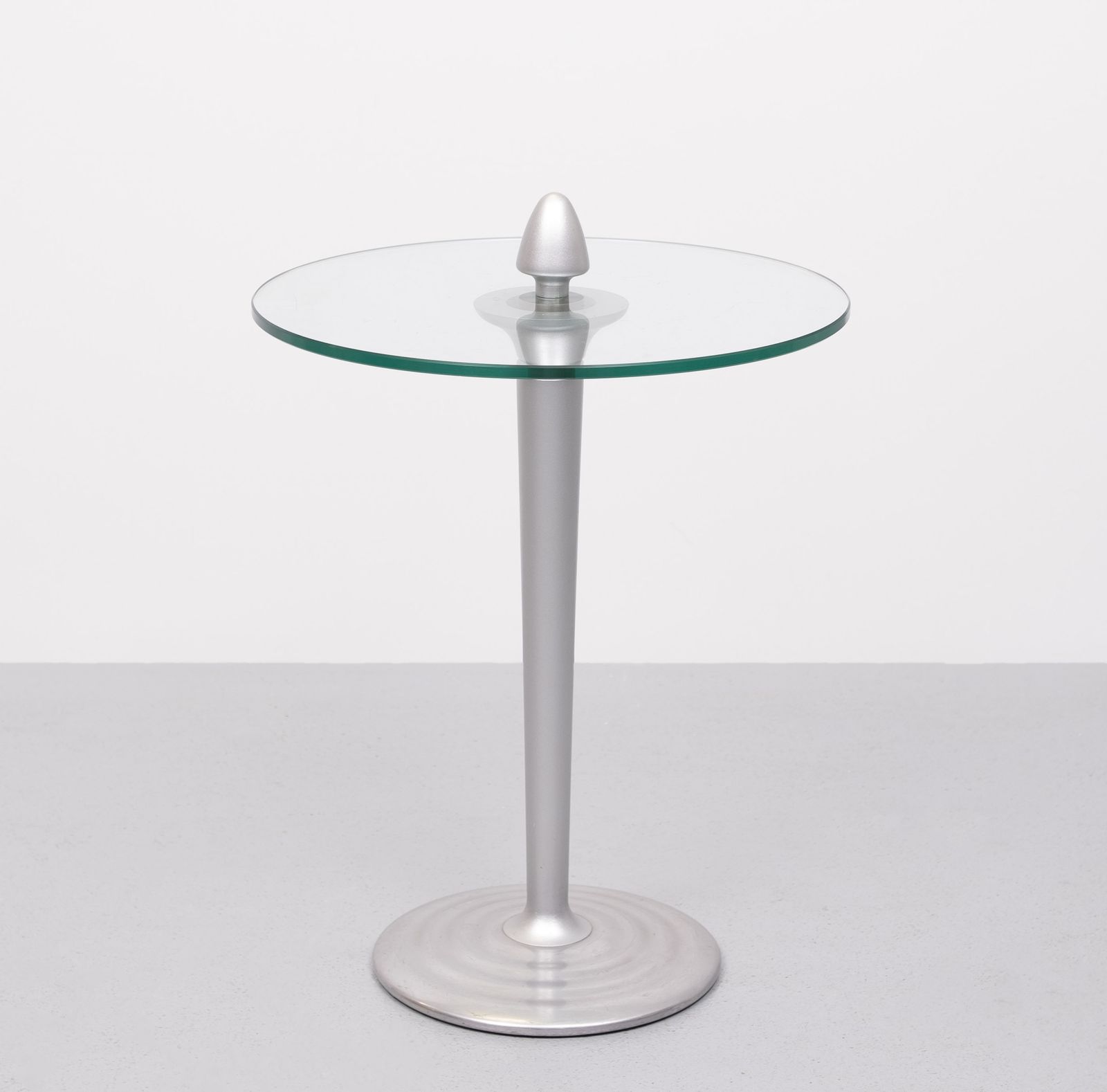 Post Modern Round Glass Side Table photo furniture