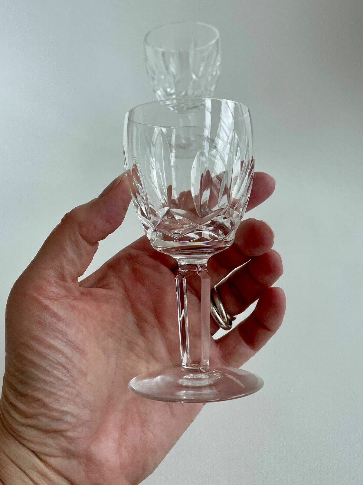 Home Decor A Pair Of Waterford Crystal Kildare Cut Port Glasses photo