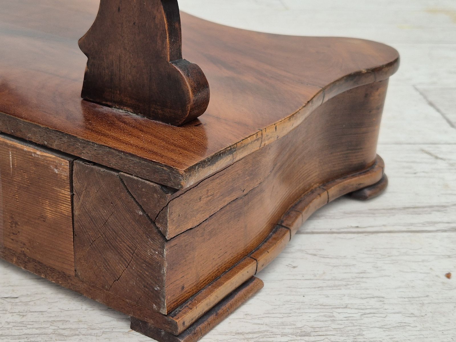 photo for sale 1920s, Danish Vintage Makeup With Jewelry Storage, Cherry Wood.