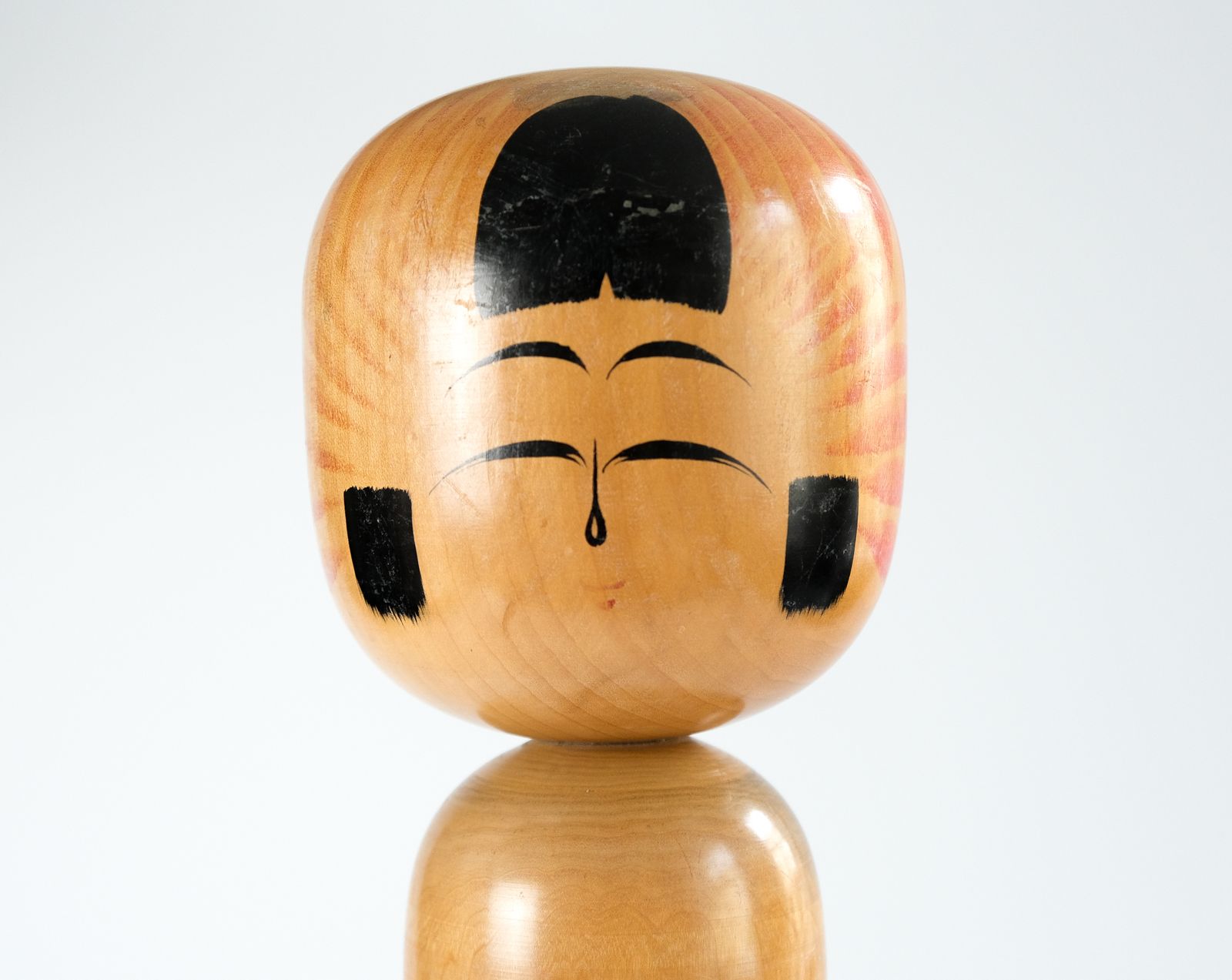 Vintage Set Of 5 Hand Painted Japanese Kokeshi Dolls photo vintage