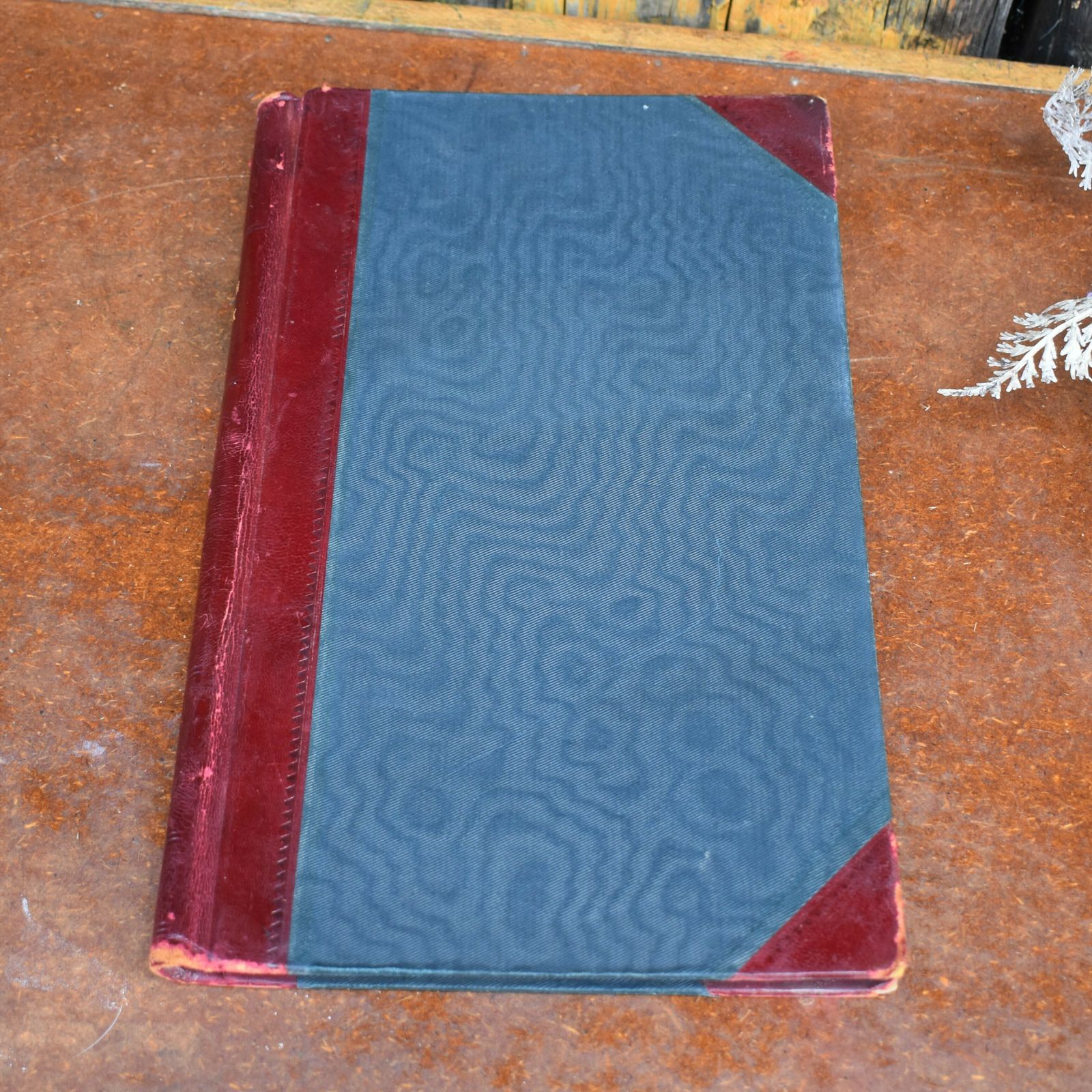 Antique John Dickinson Lion Brand England Cash Ledger Leather Bound Book Prop photo 55.0