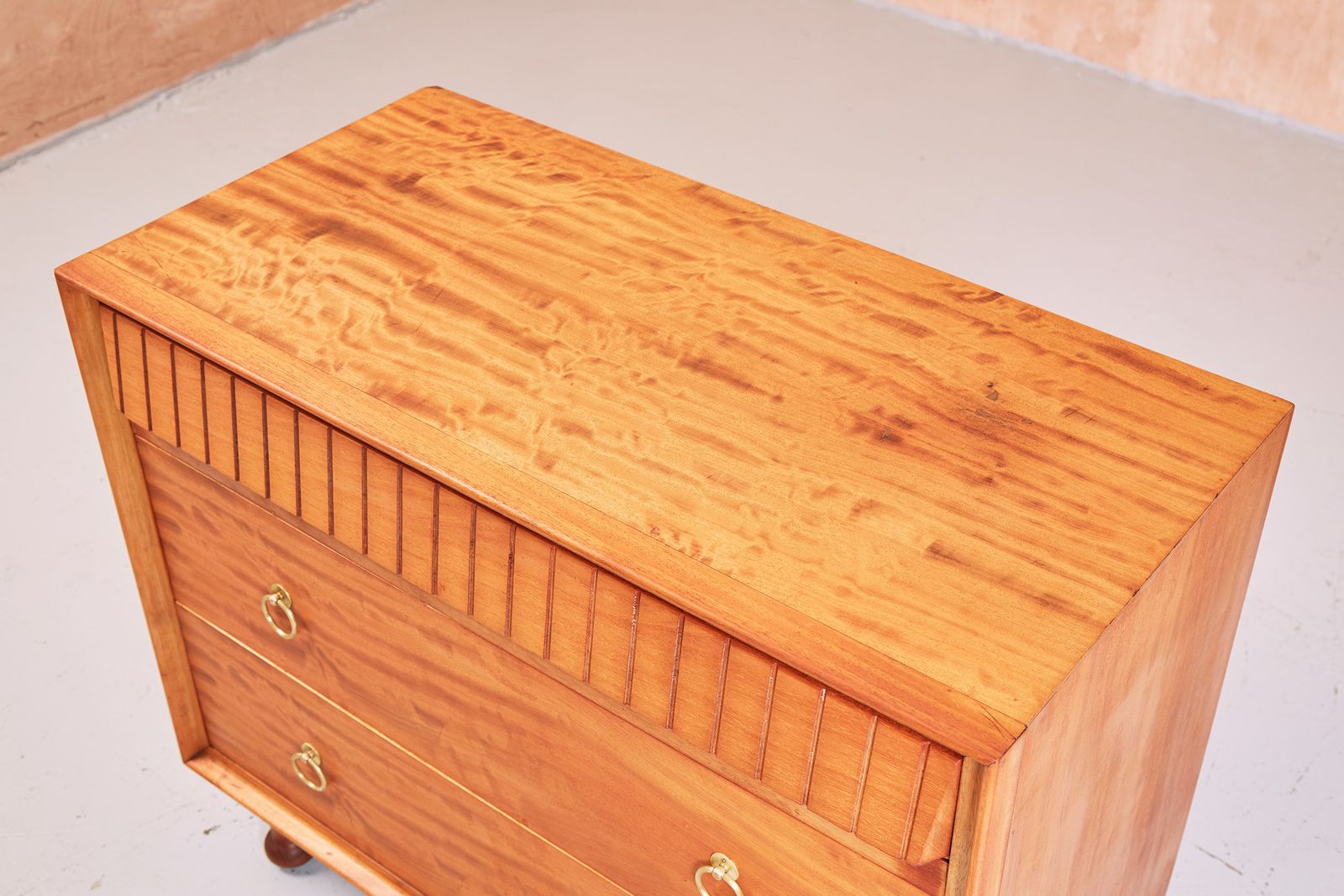 photo furniture Heals Satinwood Chest Of Drawers By Aj Milne