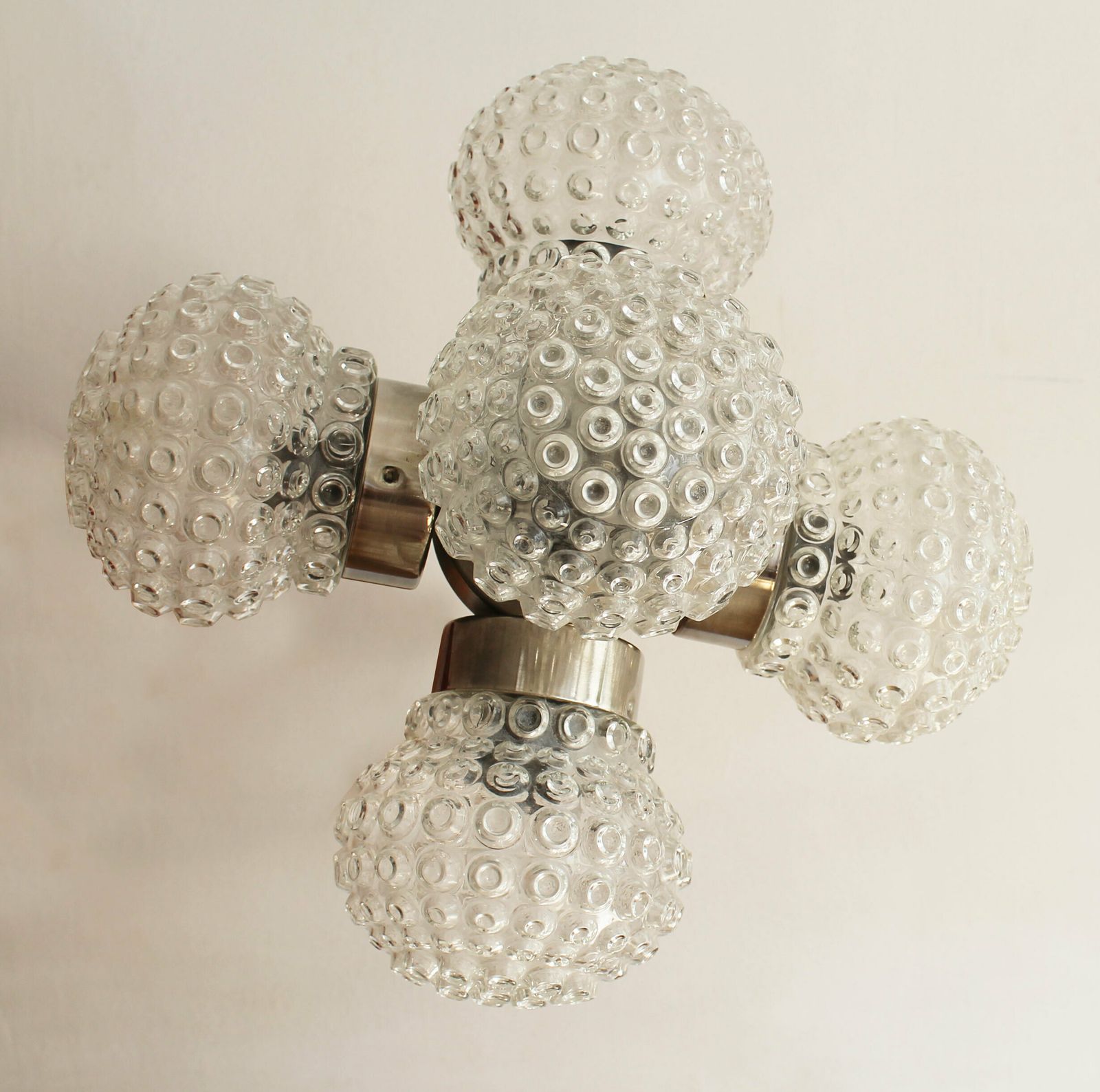 photo furniture 1970's Ceiling Lamp By Miroslav Cermak For Kamenicky Senov Factory