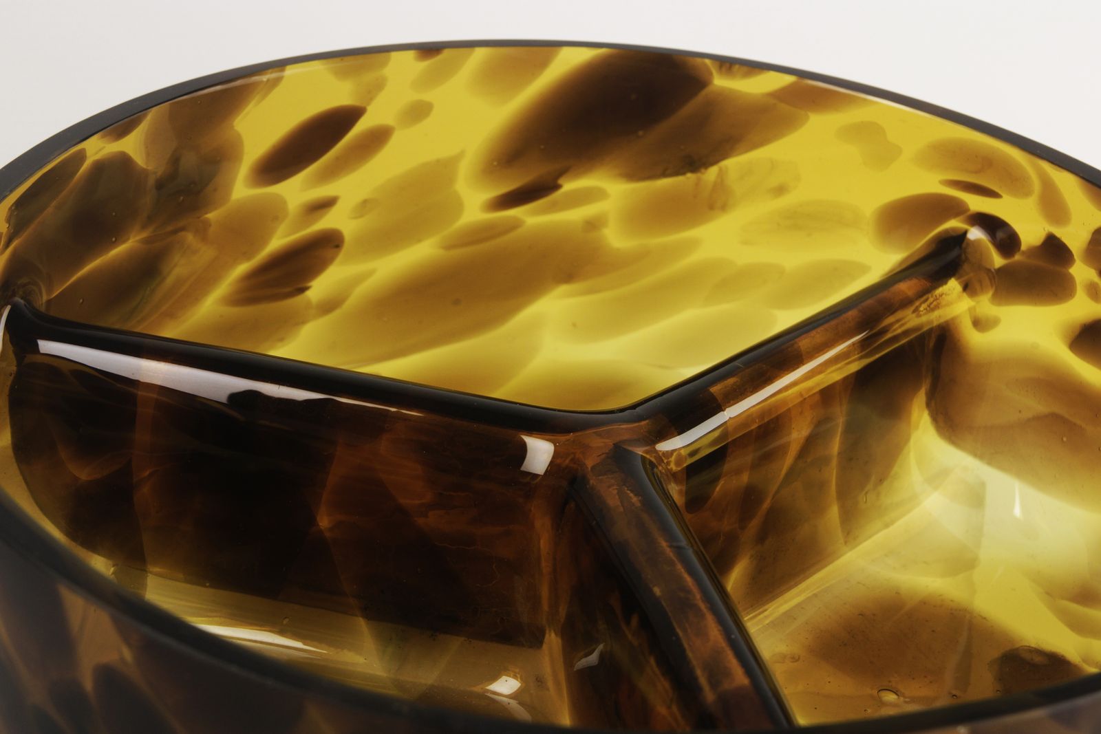 Mid 20th Century Modern Glass Centerpiece Salad Bowl By Argentine Designer Alberto Churba photo for sale
