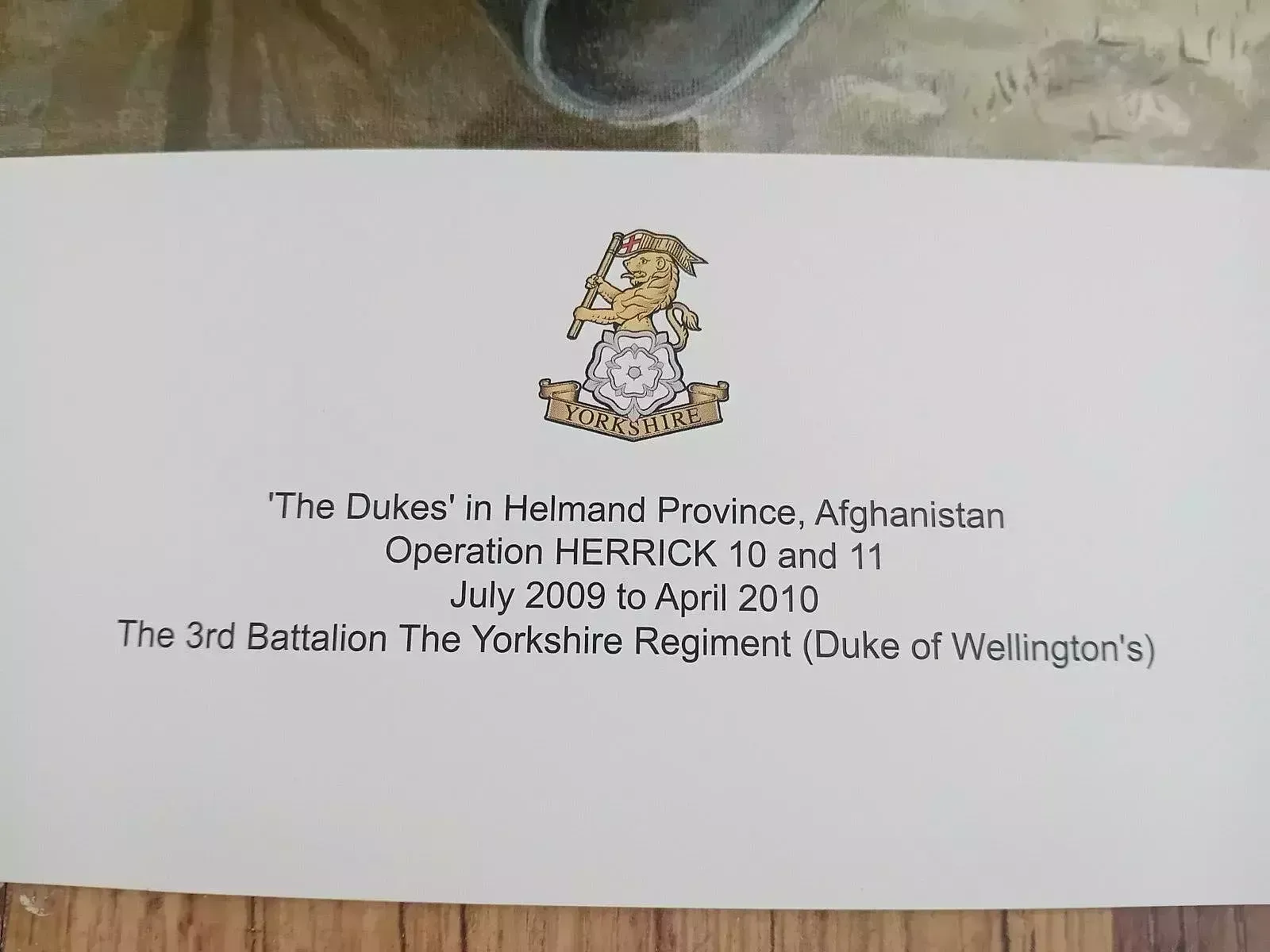 10 X Signed & Numbered Prints "The Dukes" Helmand Province ,Afghanistan,2009/10 photo furniture