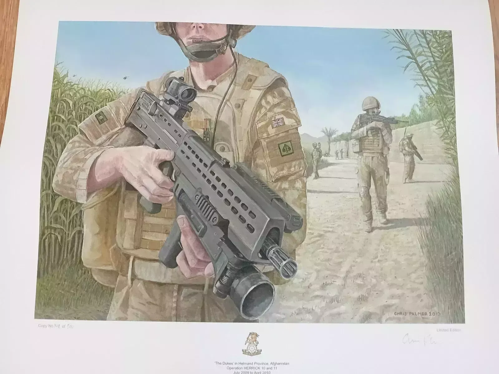 10 X Signed & Numbered Prints "The Dukes" Helmand Province ,Afghanistan,2009/10 photo vintage