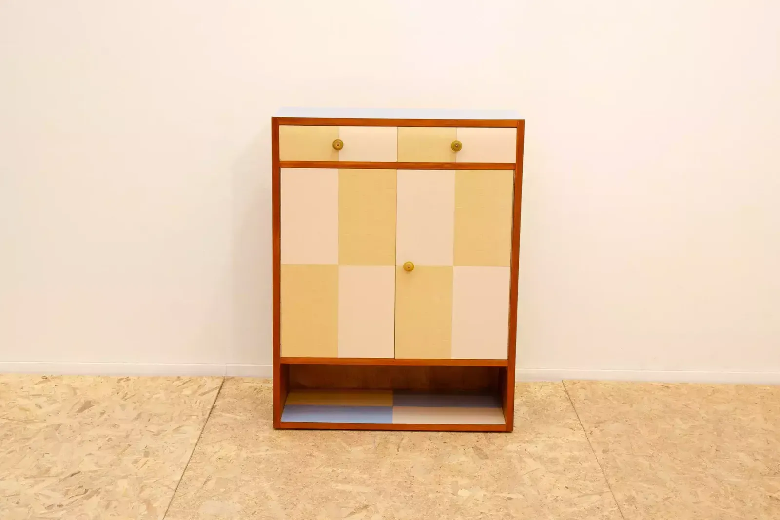 Mid Century Colorful Kitchen Cabinet, Czechoslovakia, 1950´S, Central Europe