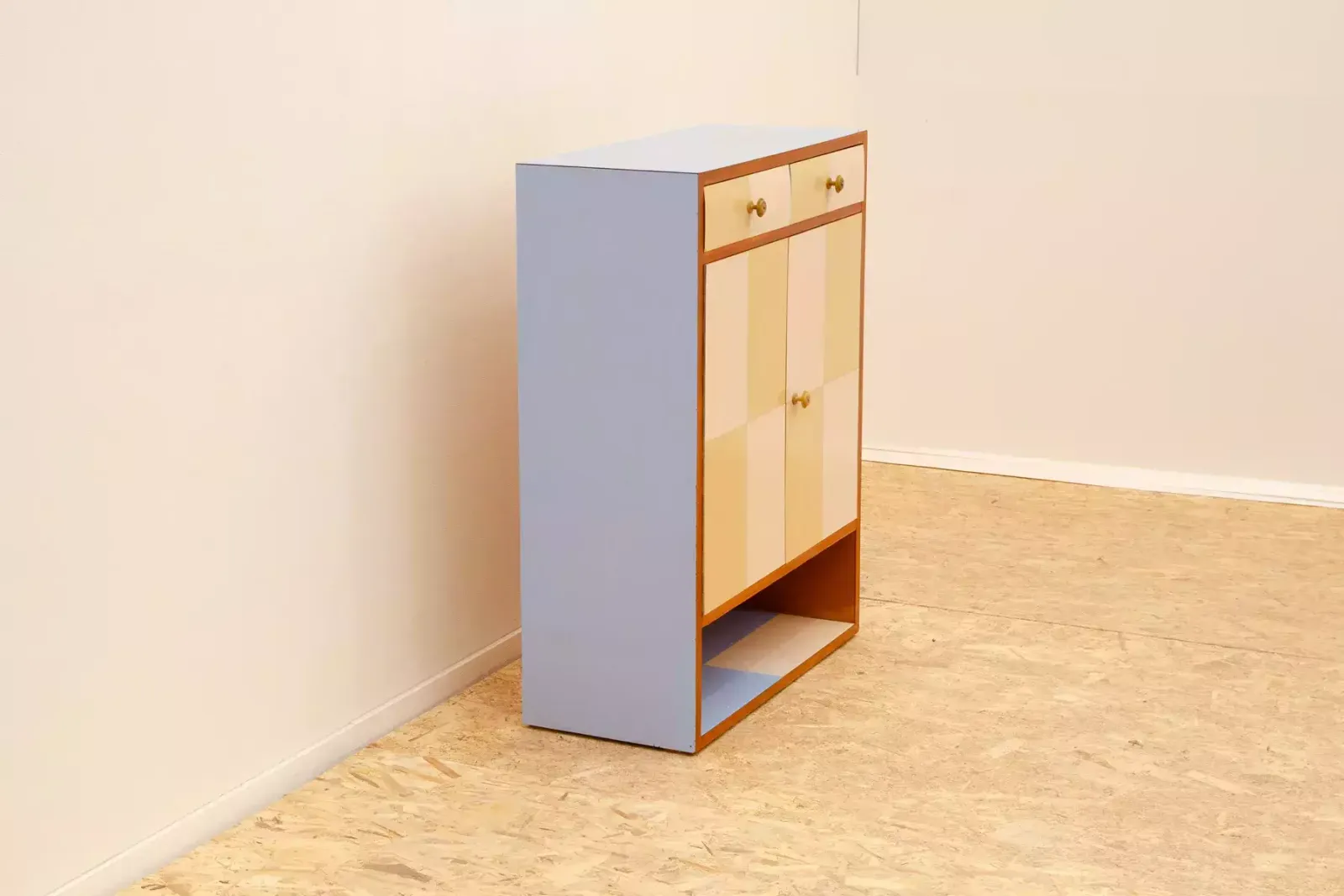 Mid Century Colorful Kitchen Cabinet, Czechoslovakia, 1950´S, Central Europe photo Furniture