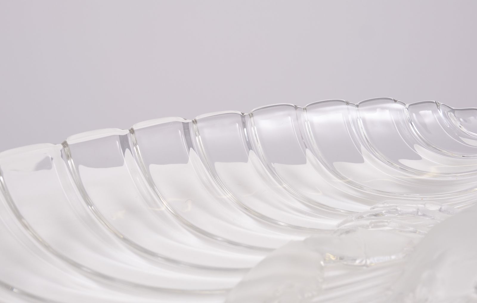 Grote Walther Glas Lobster Dish – Kristal photo vintage