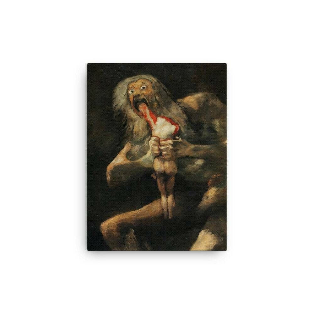 Set Of 3 Francisco Goya Canvas Prints, Fine Art Prints, 3 Piece Wall Art photo for sale