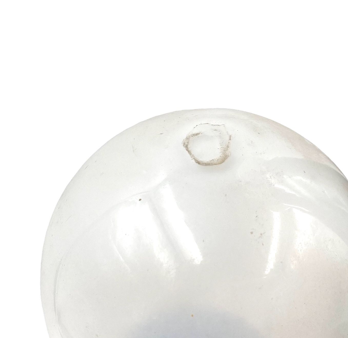 photo vinterior Hollywood Regency 3 Lights Metal And Opaline Glass Table Lamp, Lama, Italy 1970s