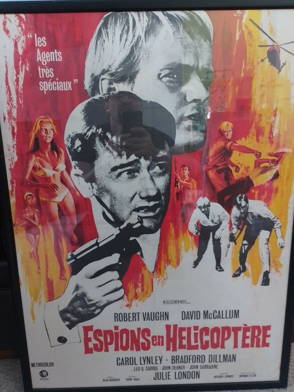 Man From Uncle Original French Vintage Poster