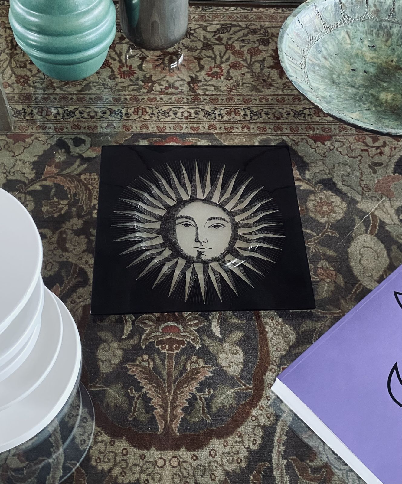 photo furniture Piero Fornasetti, Sole Vide Poche, Compagnia Del Tabacco Su Licenza Fornasetti Italy 1980s
