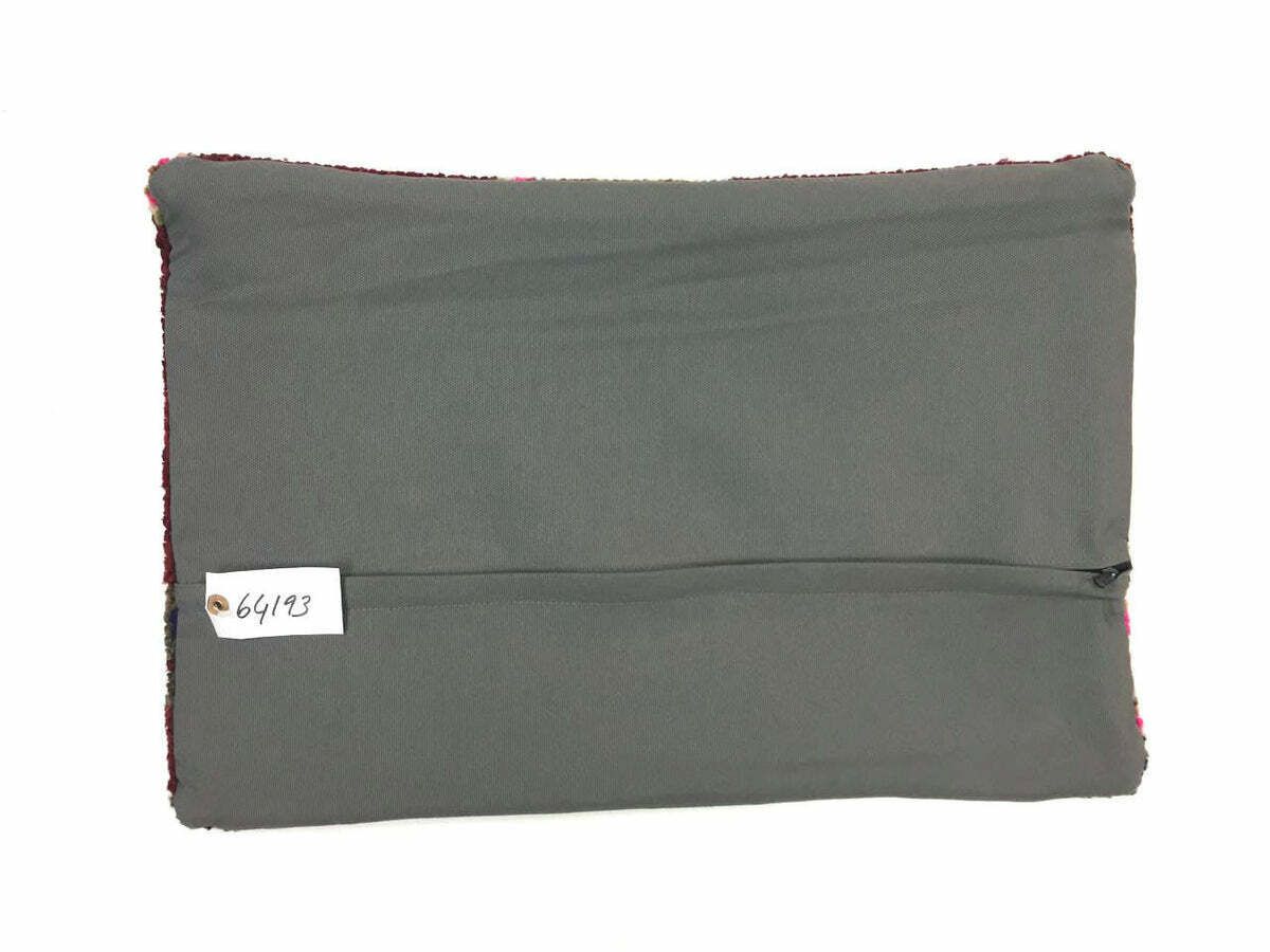 Handmade Carpet Cushion Cover Carpet Pillow 60x40cm Turkish 64193 photo furniture