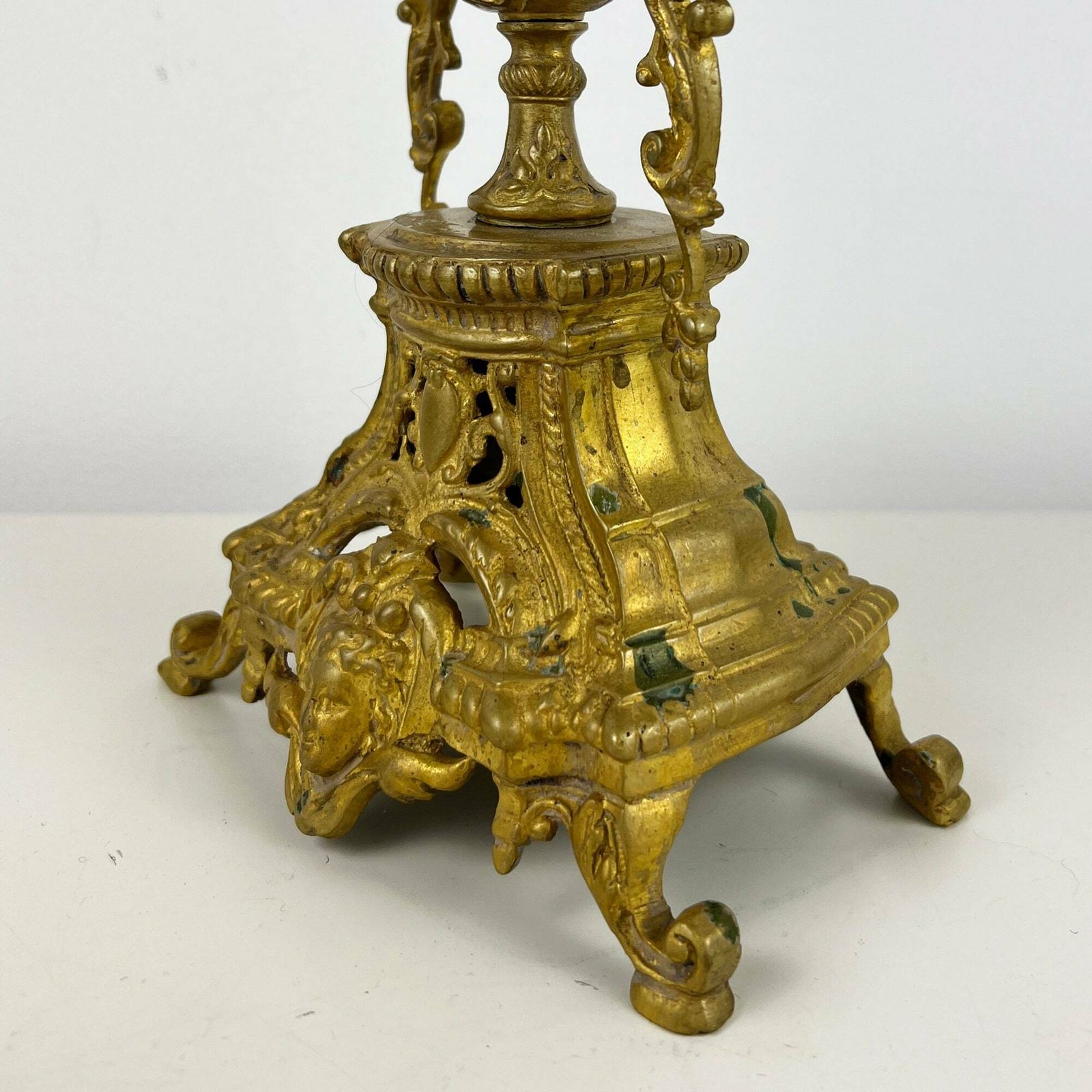 Antique Candelabra, French Baroque Candlestick Holder photo for sale