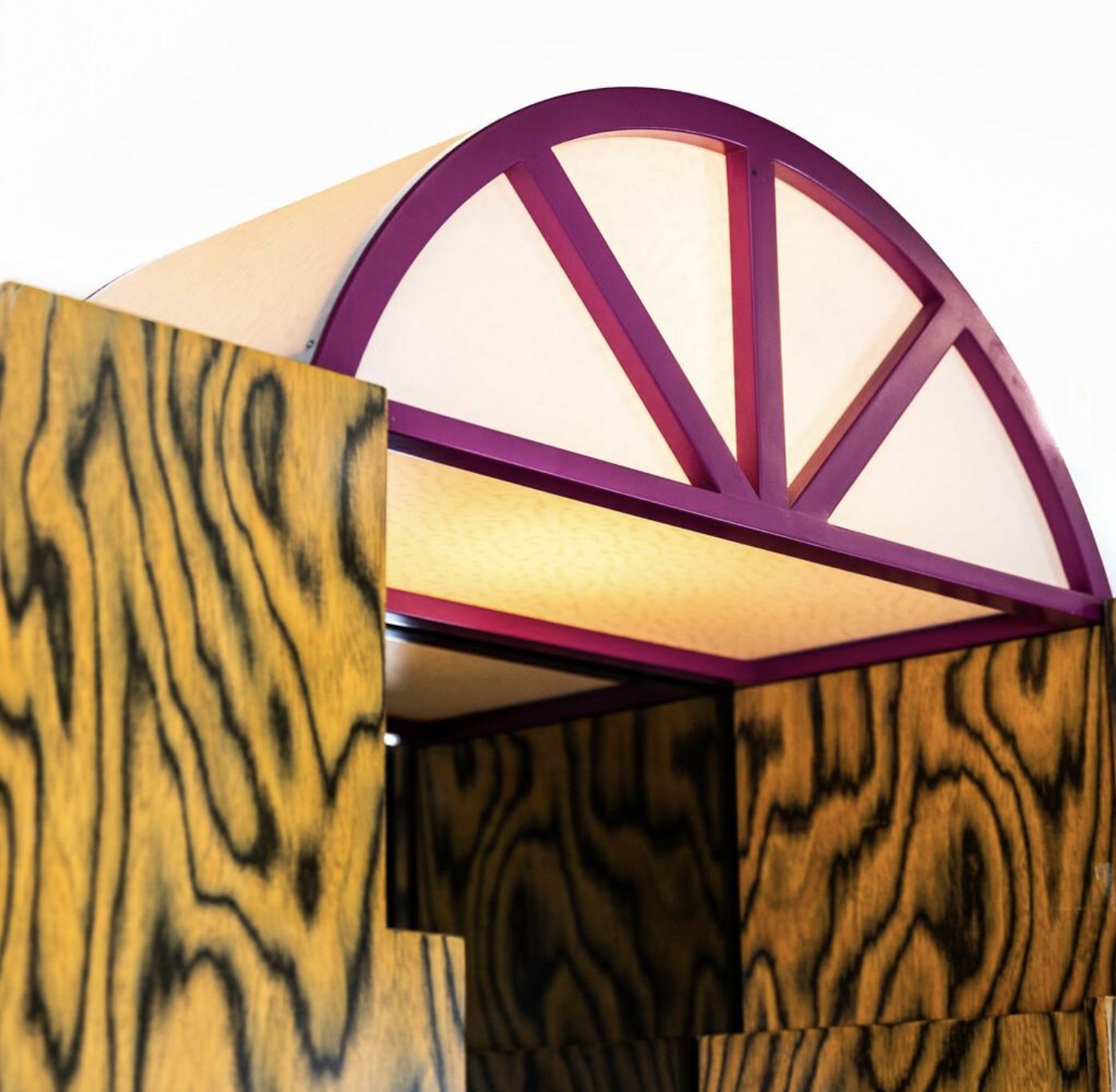 Storage Unit With Light And Mirror By Studio Mundici For Area Casa, 1980s photo vinterior