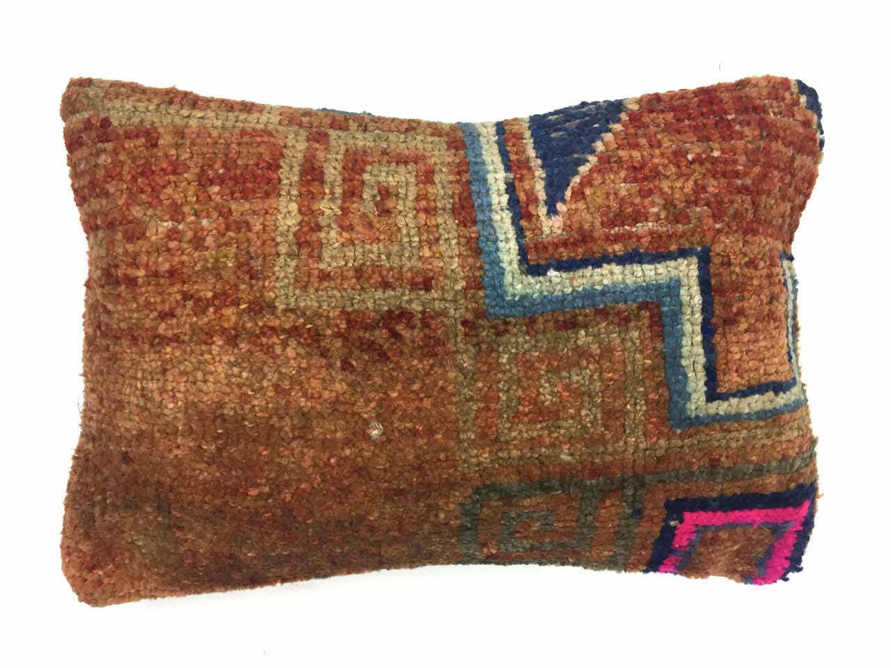 Handmade Carpet Cushion Cover Carpet Pillow 60x40cm Turkish