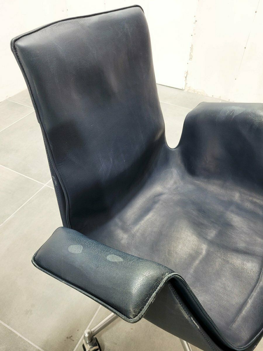 1150.0 Fk 6727 Tulip Office Chair Attributed To Fabricius & Kastholm For Kill International, 1960s photo