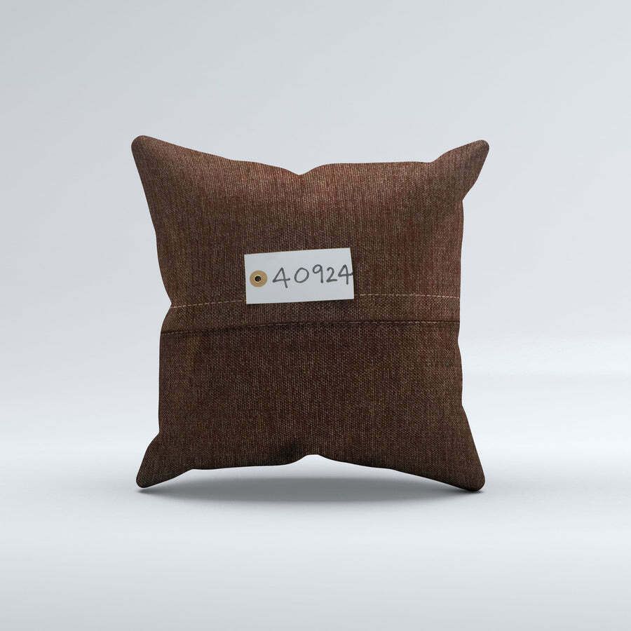 Carpet Cushion Cover, Pillow Case 40x40 Cm Turkish Kilim, Handmade 40924 photo Textiles