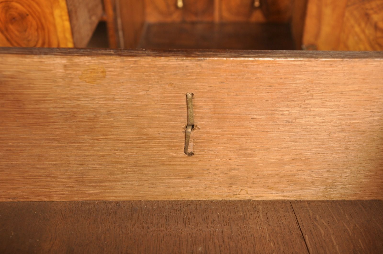 photo for sale 17th Century Olive Wood Oyster Cabinet