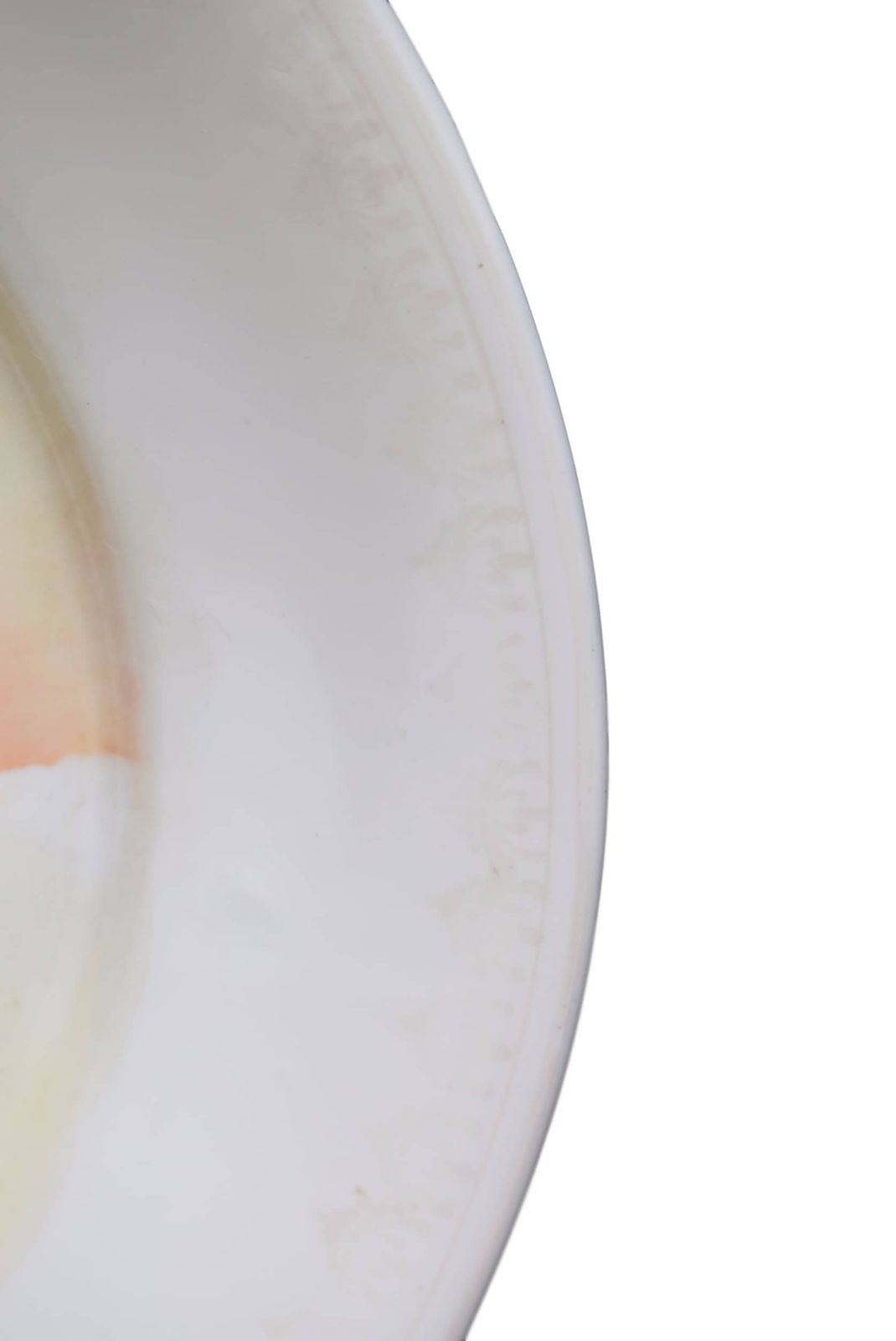 French Antique Gda Limoges Porcelain Very Large Oval Platter   Sauce Meat Dish   Hand Painted Flying Ducks Signed photo Home Decor