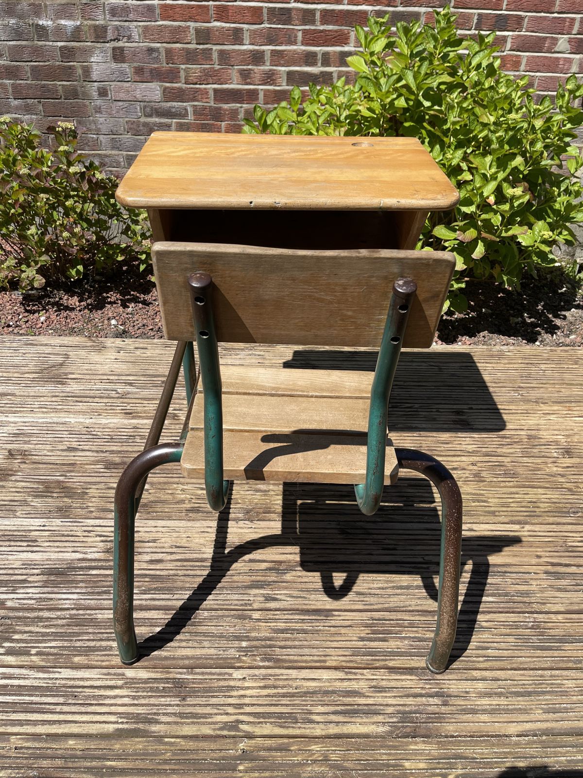 Vintage Single School Desk(right Hand Entry) photo Furniture