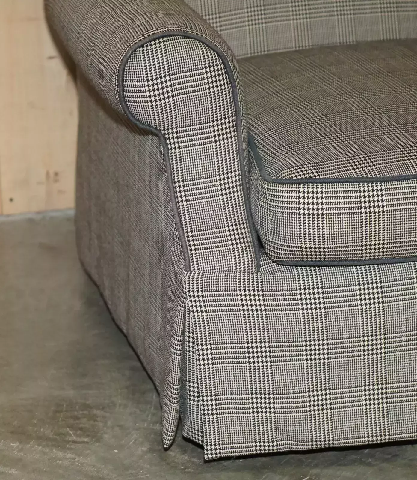 photo for sale Pair Of Stunning Extra Large Ralph Lauren Armchairs In Scottish Tartan Fabric