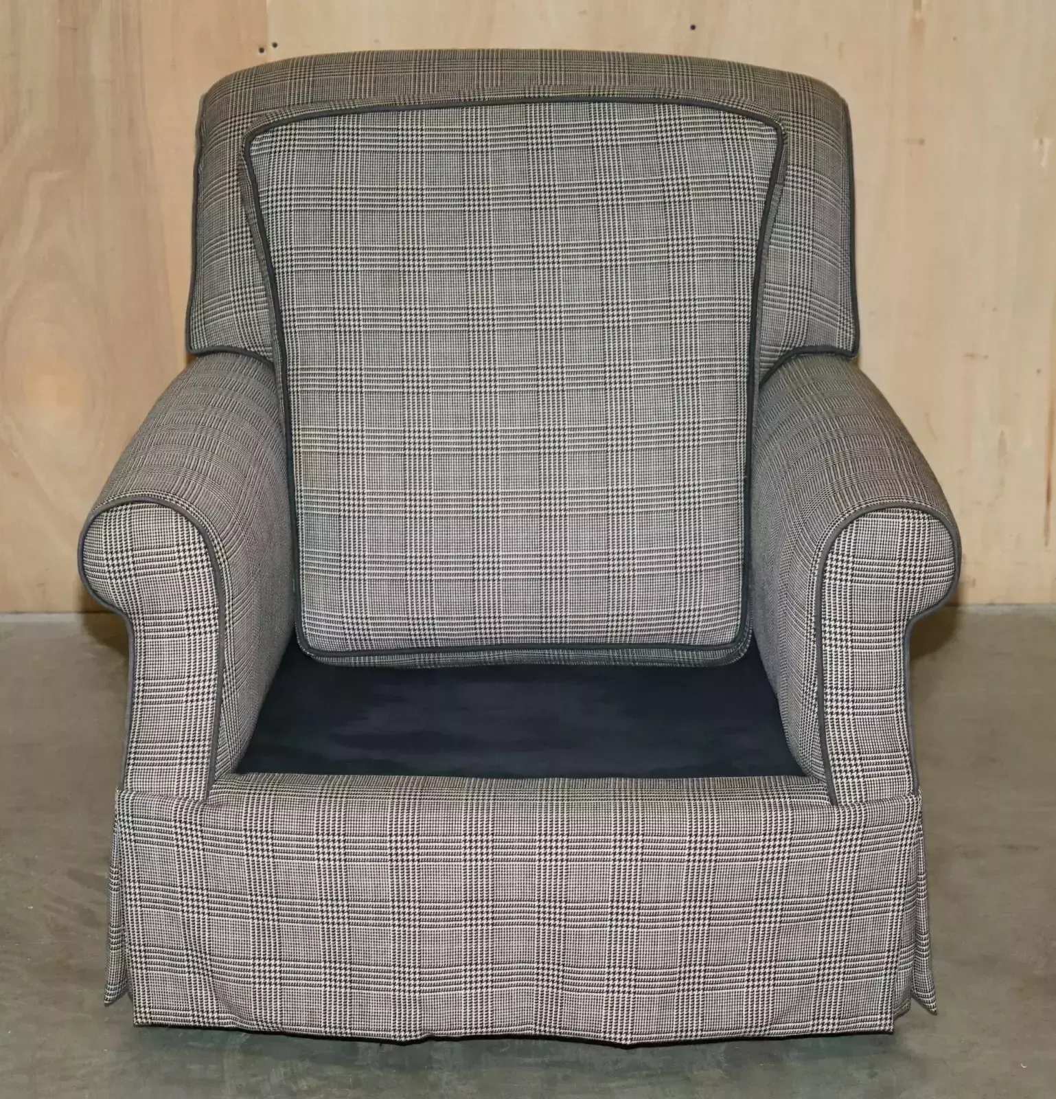 photo buy Pair Of Stunning Extra Large Ralph Lauren Armchairs In Scottish Tartan Fabric