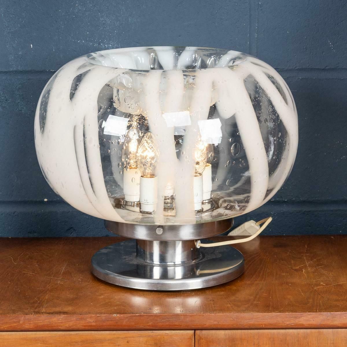 A 20th Century Italian Table Lamp By Carlo Nason For Mazzega, Murano C.1970 photo Lighting