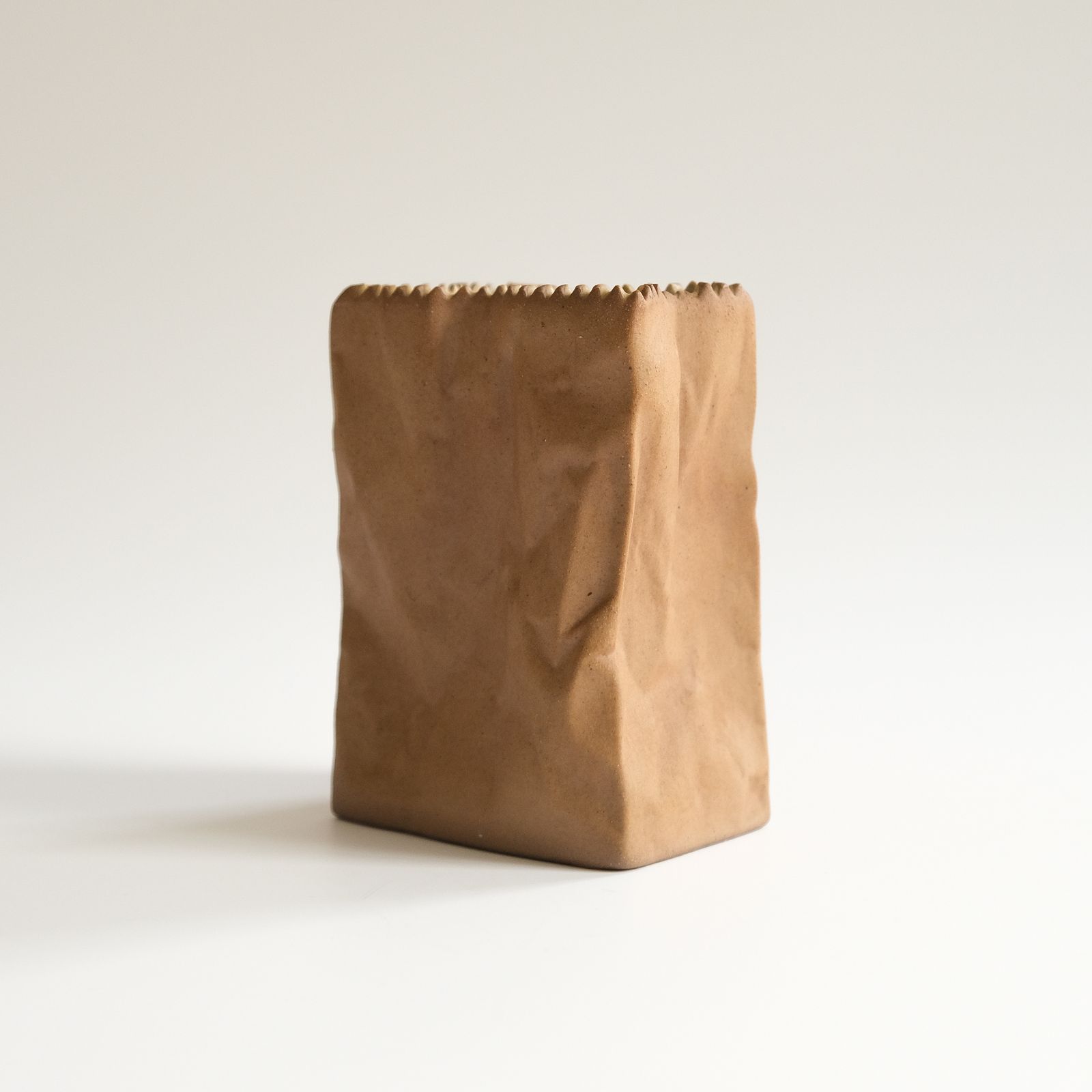 Mid Century Tapio Wirkkala “Paper Bag" Vase For Rosenthal, Germany C.1970s photo for sale