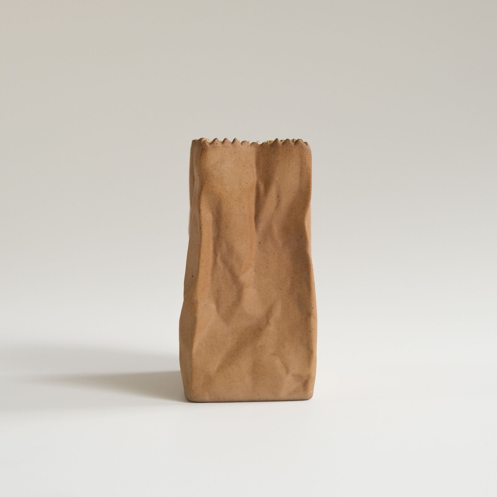 Mid Century Tapio Wirkkala “Paper Bag" Vase For Rosenthal, Germany C.1970s photo vinterior