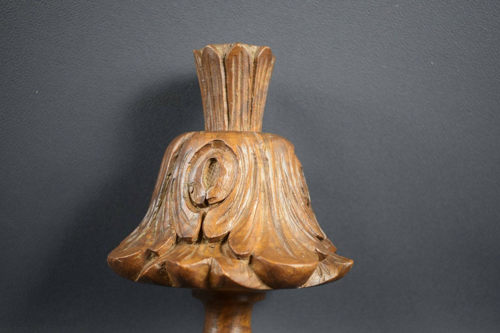 French Antique Wood Stairwell Finial 1 photo for sale
