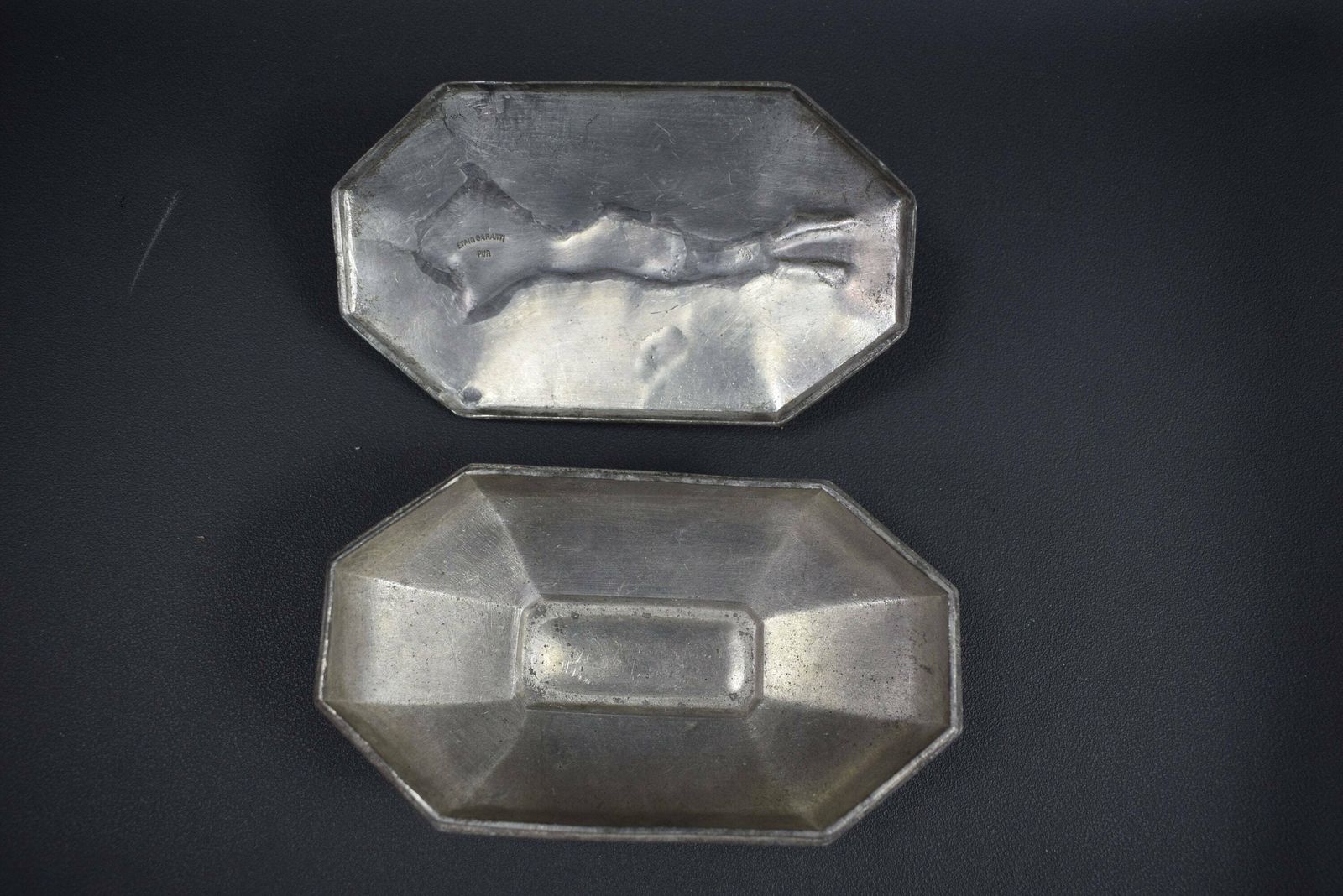 Limousin Art Nouveau French Antique Pewter Box Nude Woman photo buy