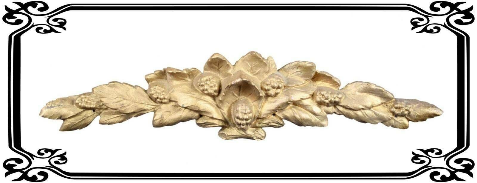 French Antique Bronze Pediment 19th