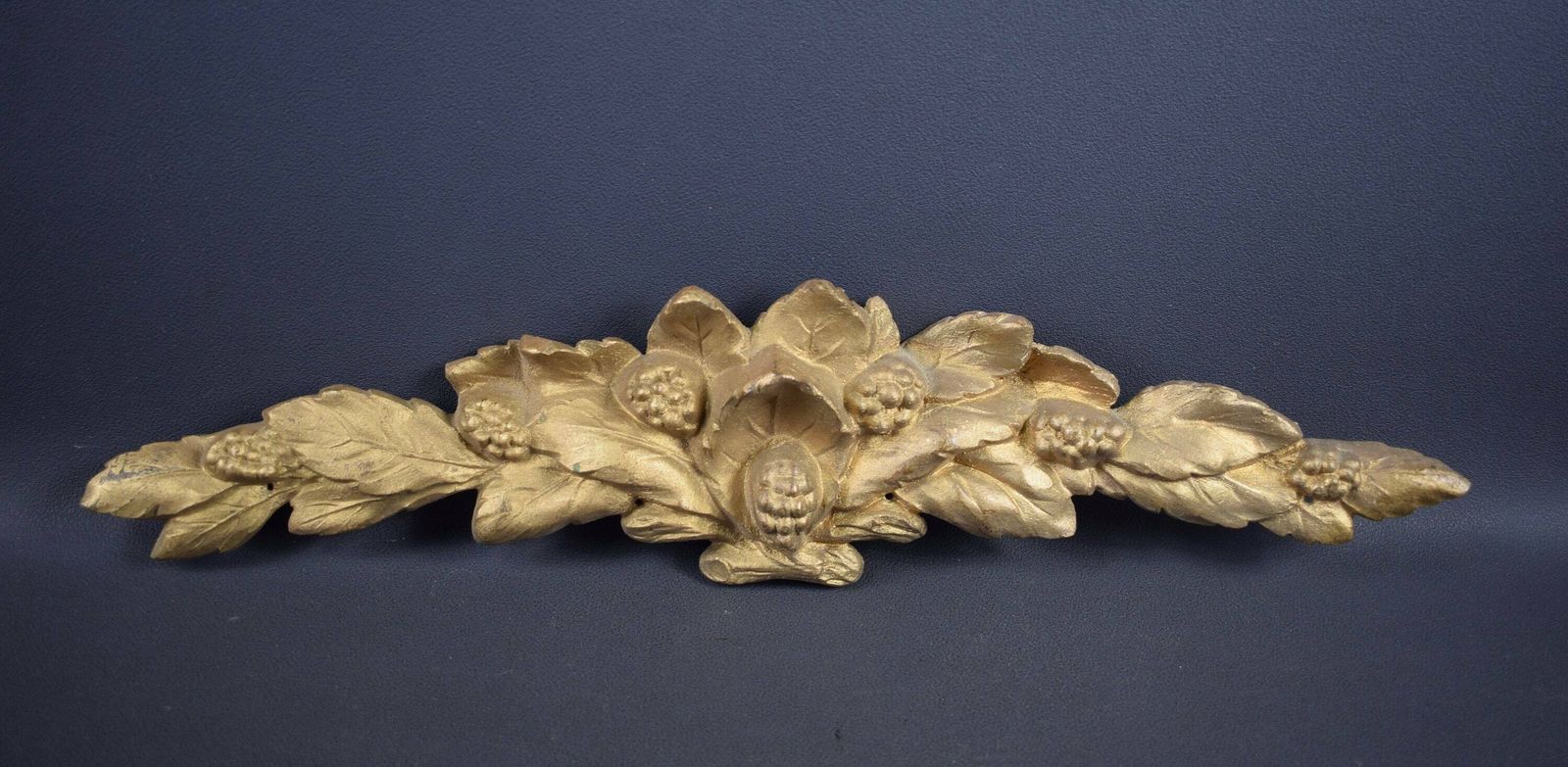 French Antique Bronze Pediment 19th photo furniture