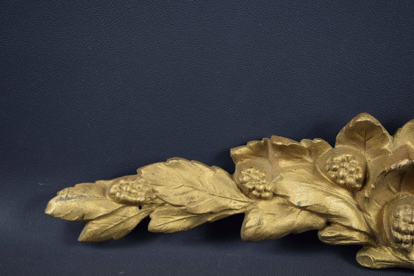 French Antique Bronze Pediment 19th photo Art