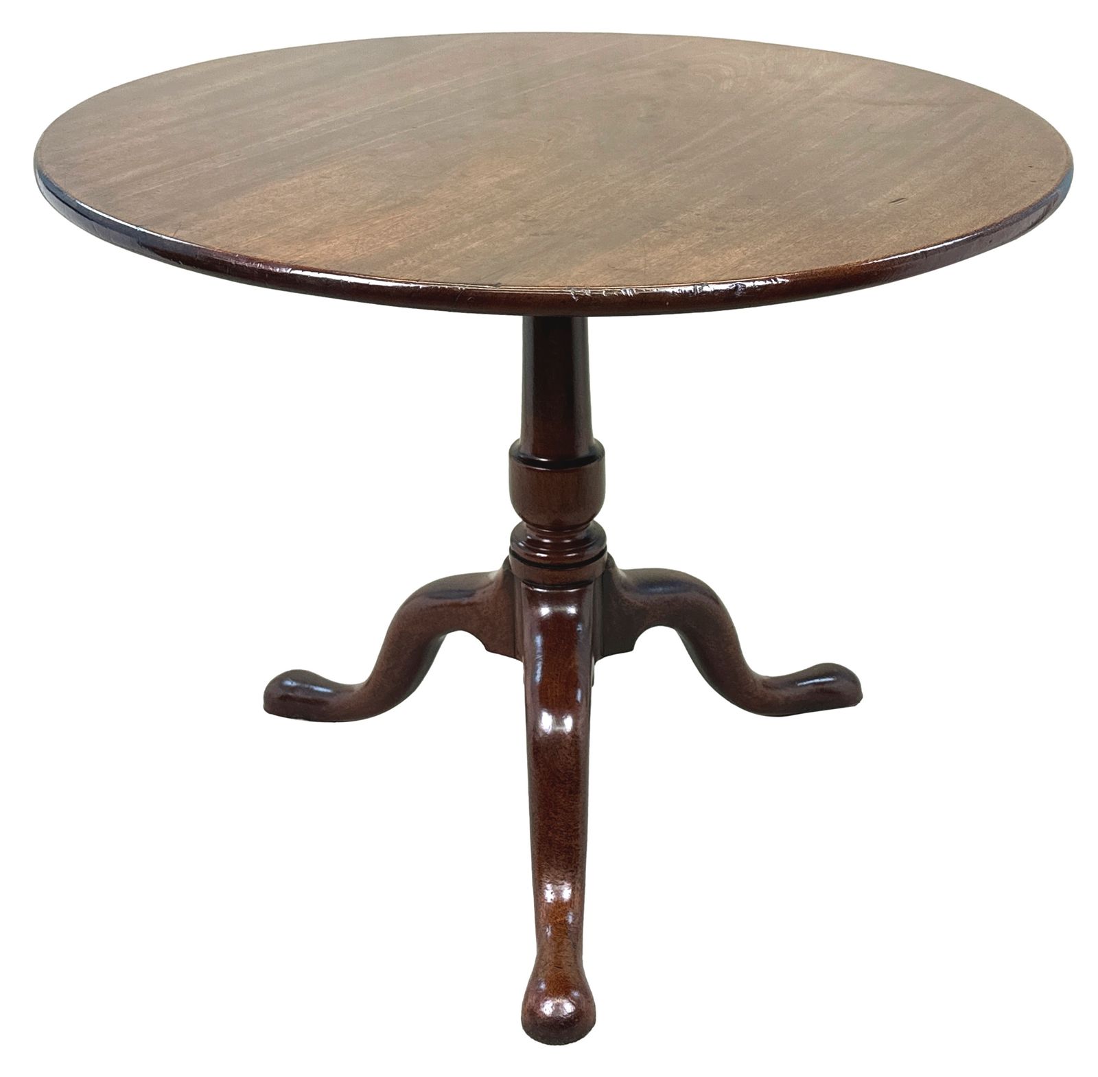 Large Georgian 18th Century Mahogany Tripod Table (England, Circa 1750) photo buy