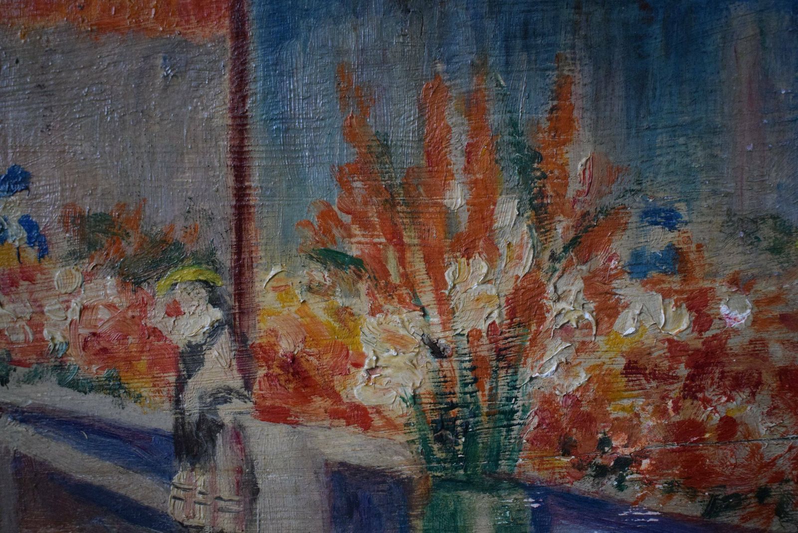 1910's French Impressionnist Oil Painting South Of France Provence photo buy