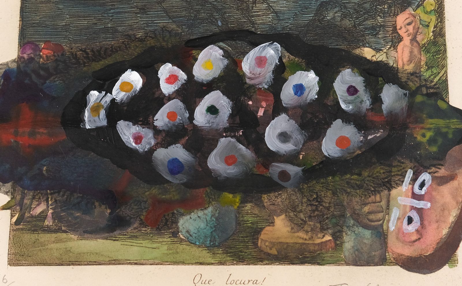 photo furniture Jake Chapman 'Me Myself And Eye' Unique Hand Painted Signed & Numbered Ap, 2022