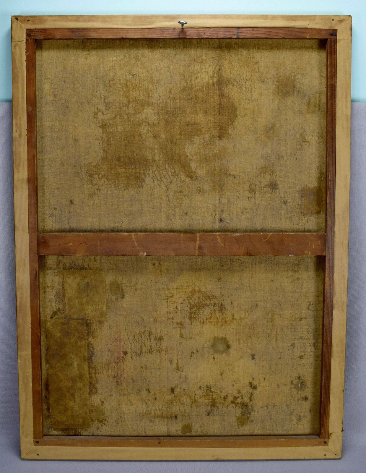photo furniture A Armanopoula Antique French Baby Portrait Oil Painting On Canvas Signed 19th