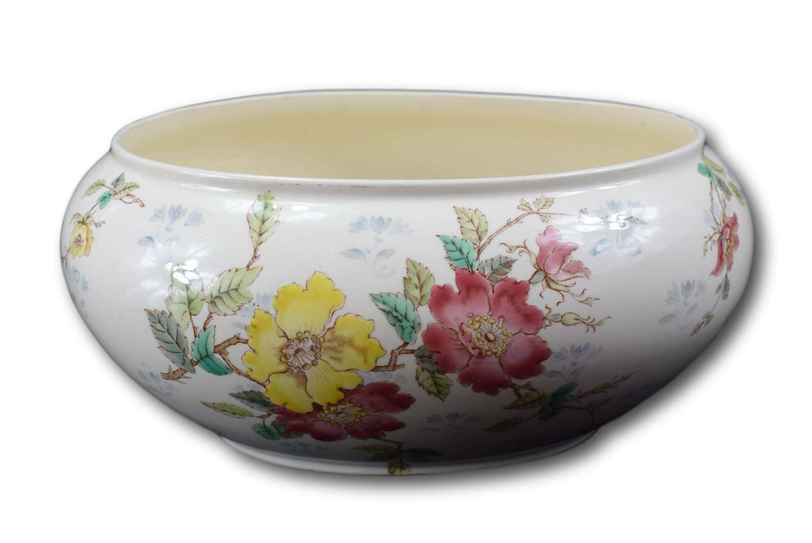 Kg Luneville Art Nouveau French Large Luneville Majolica Jardiniere Planter photo for sale