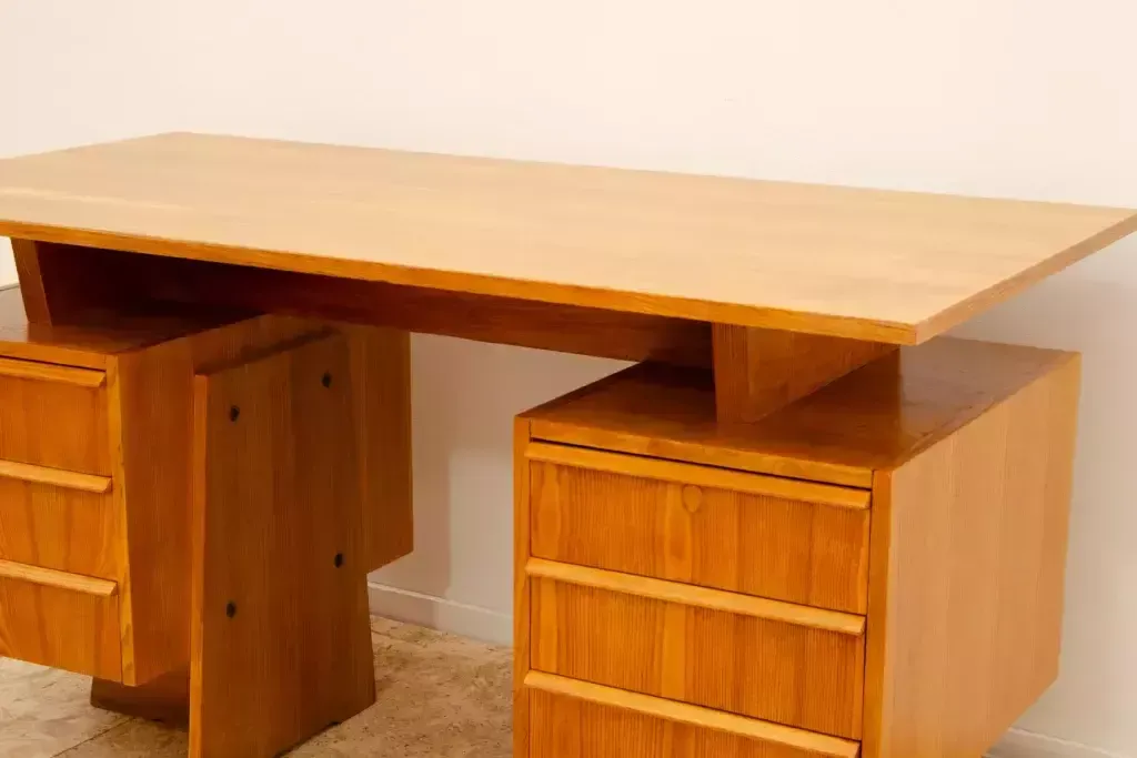 Fully Renovated Czechoslovak Huge Writing Desk, 1970´S, Central Europe photo 1253.0