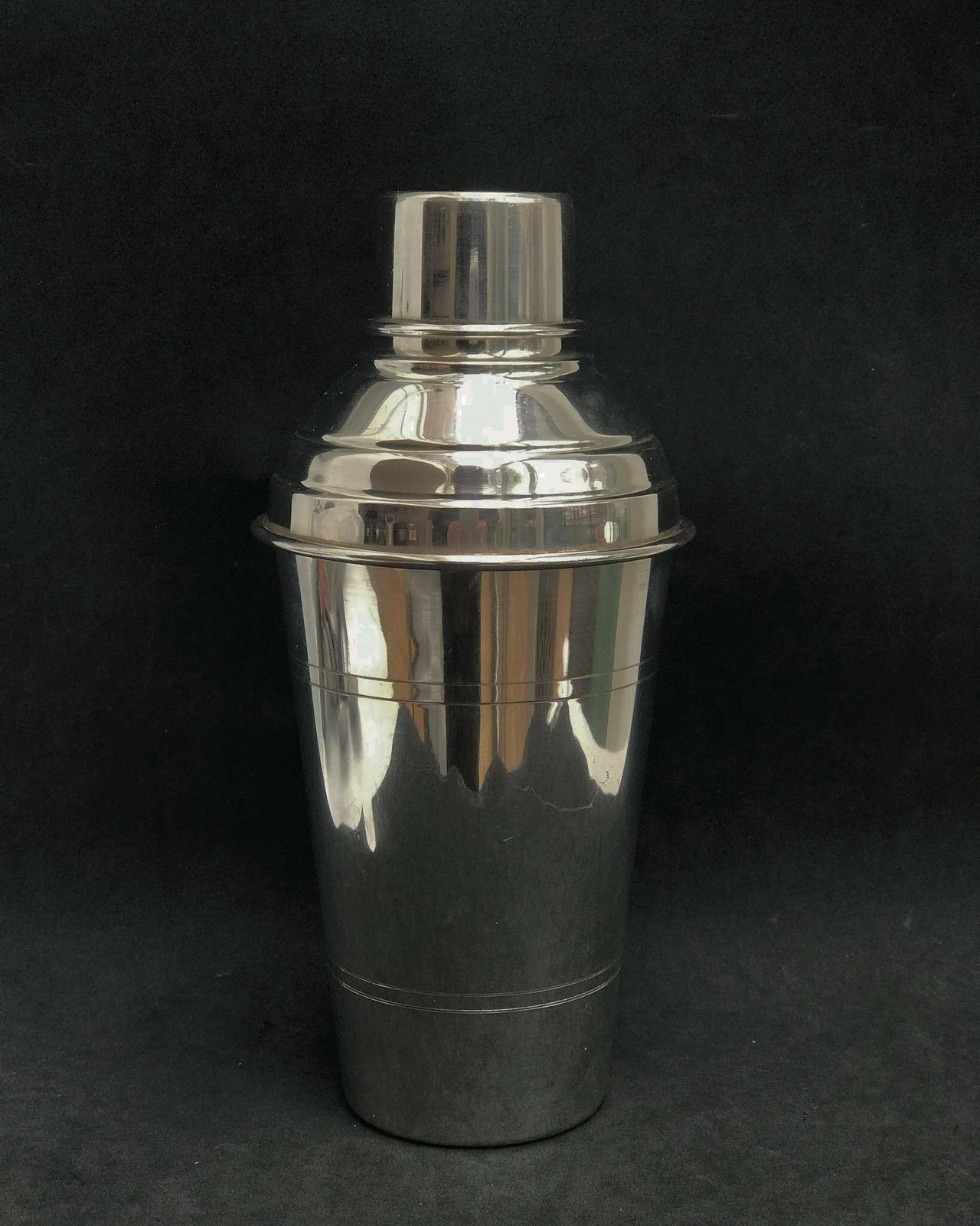 Art Deco Cocktail Shaker Antique 1920s Silver Plated Bar Cart Decor Mixology Tools Gift For Him Barware Accessories Gift For Dad Bar Decor