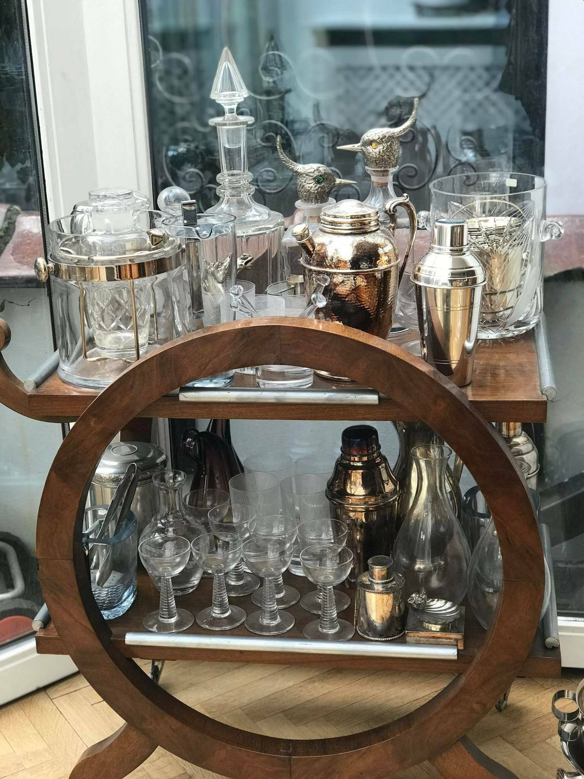 Art Deco Cocktail Shaker Antique 1920s Silver Plated Bar Cart Decor Mixology Tools Gift For Him Barware Accessories Gift For Dad Bar Decor photo Home Decor