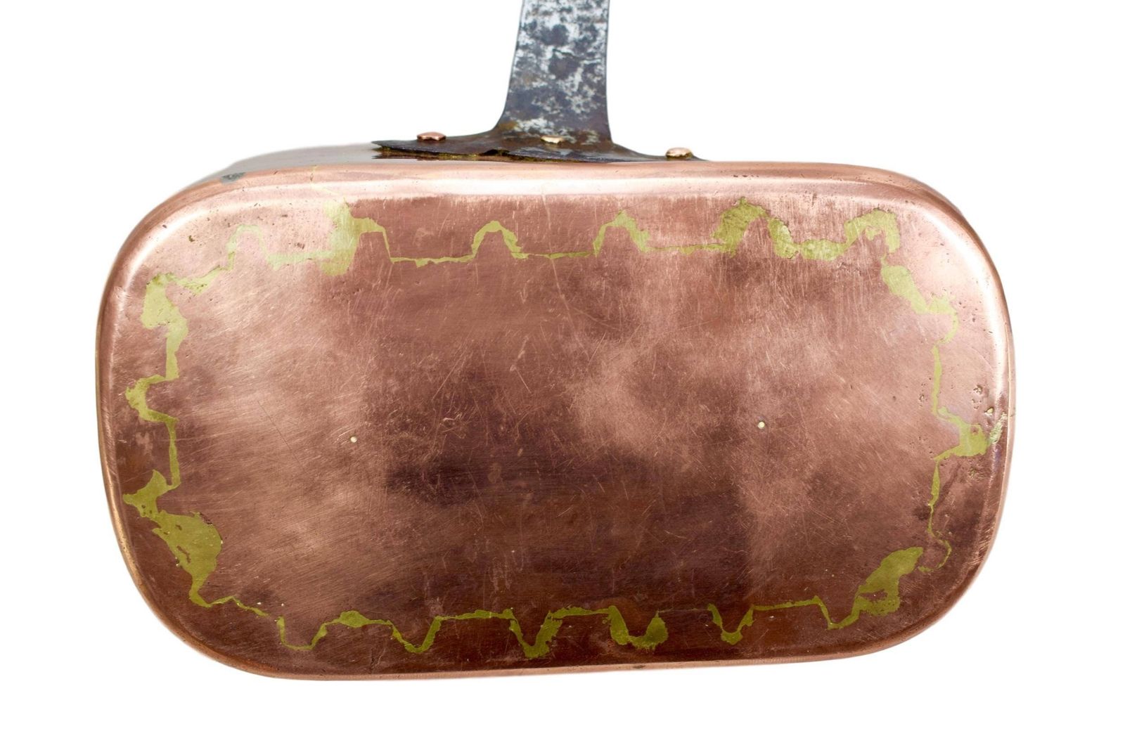 French Antique Dovetailed Copper Daubiere   Frenc Chef 19th.C Copper Braising Box   French Country Kitchen Copper photo vinterior