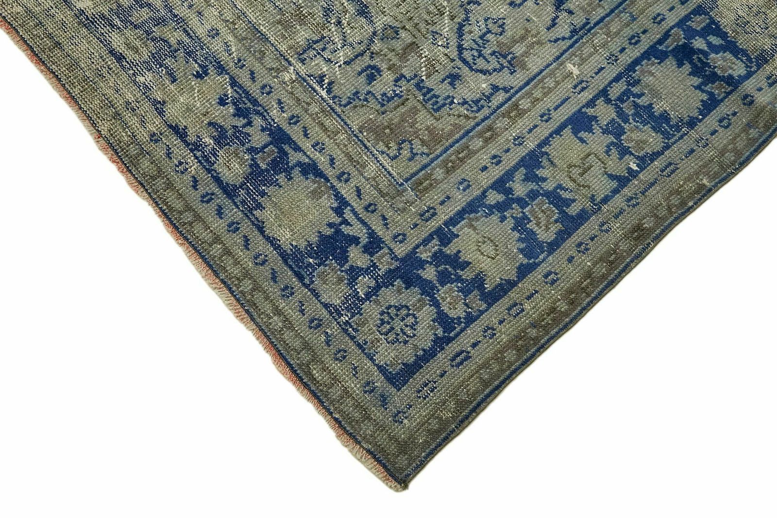 8x11 Blue Overdyed Rug, Oriental photo Textiles